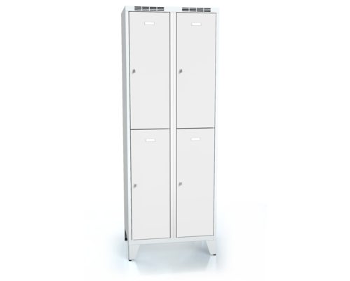  Divided cloakroom locker ALSIN with feet 1920 x 700 x 500